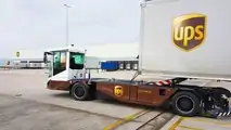 Gaussin electric Trailer and Swap Body Mover (TSBM) in UPS fleet