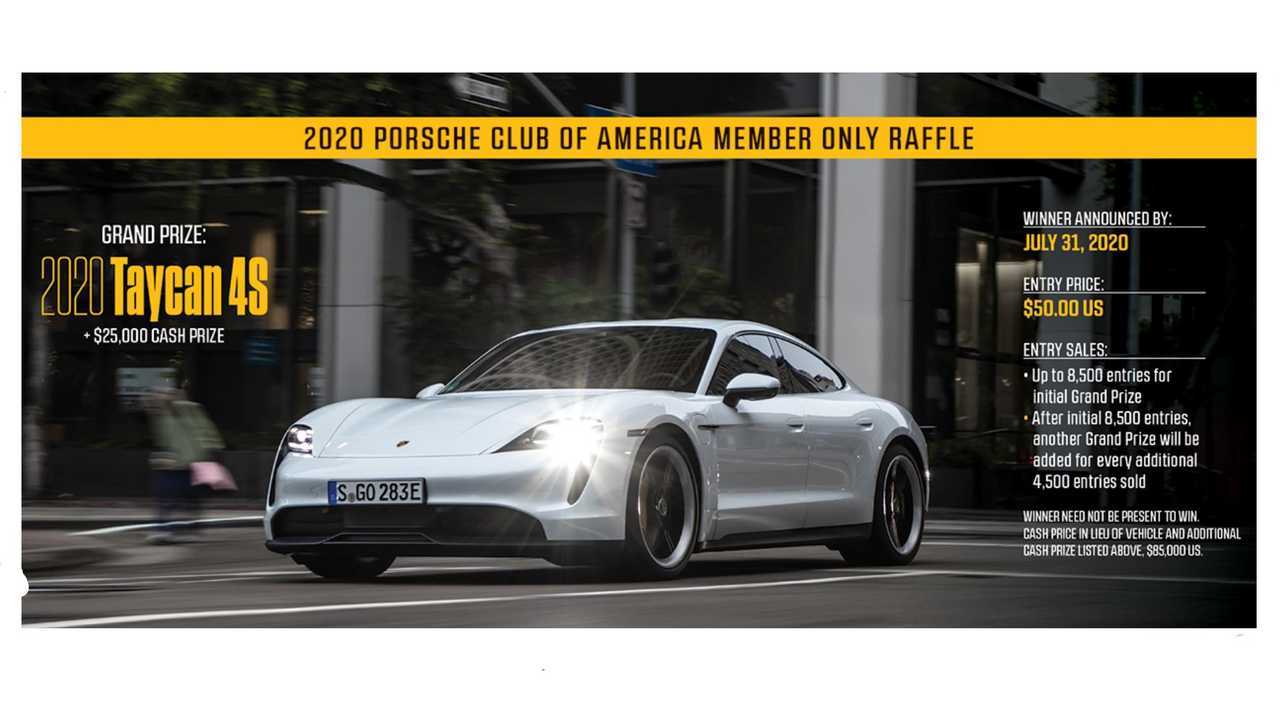 Porsche Taycan raffle