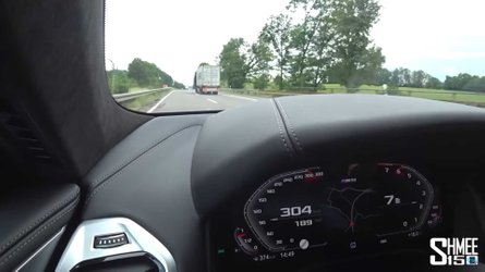 Manhart BMW M8 Competition On Autobahn