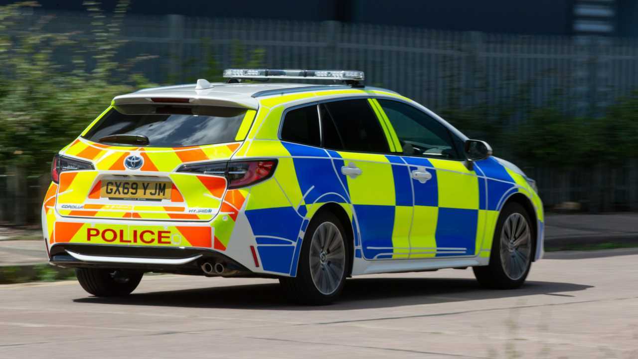 Toyota Corolla Touring Sports police patrol car