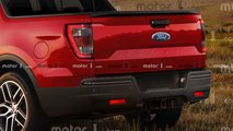 Ford Maverick Renderings Tailgate