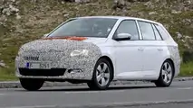 Skoda Fabia Combi facelift spy photo