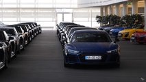 38 Audi R8s delivered at Audi HQ in Ingolstadt