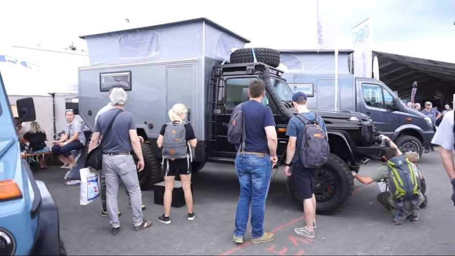 This custom Mercedes G-Class is an imposing off-road camper