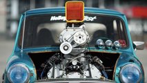 Mini Cooper Burnout Machine