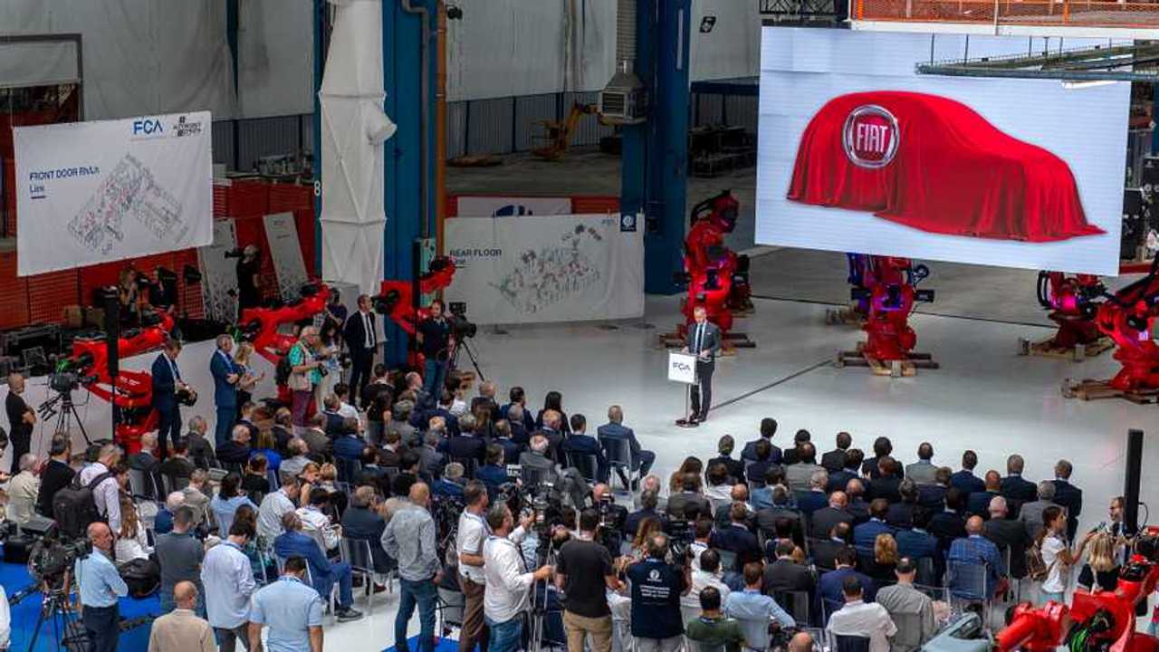 Fiat 500 Elettrica at Mirafiori Plant