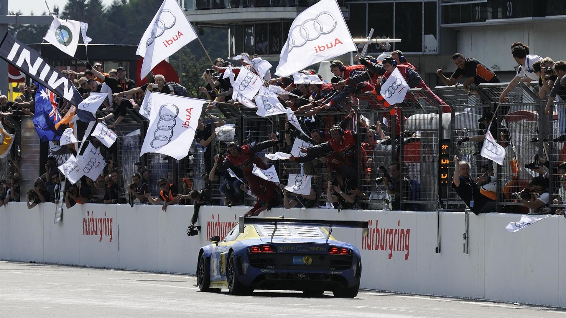 Audi Celebrates First Nurburgring 24hrs Victory With R8