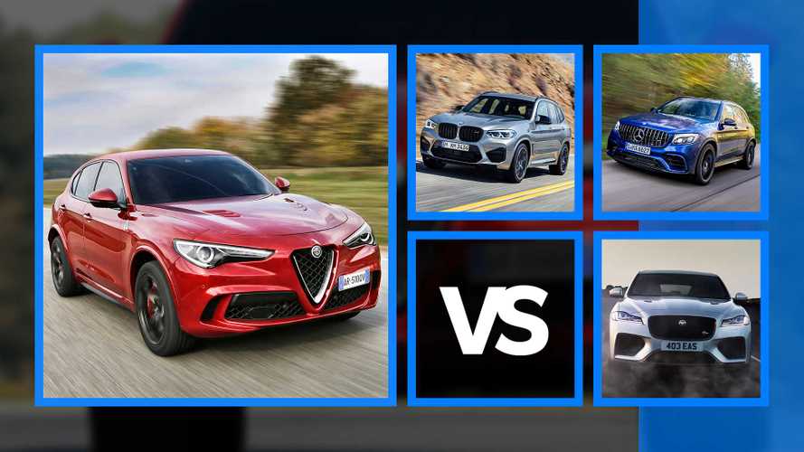 Alfa Romeo Stelvio Quadrifoglio vs. BMW X3 M y otros rivales