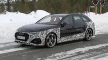 2020 Audi RS4 Avant lifting foto spia