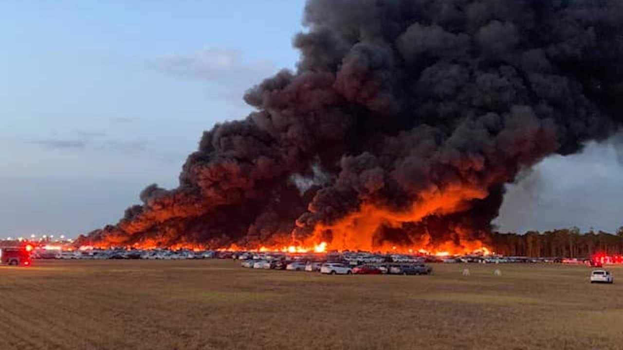 3,500 Rental Cars Destroyed By Massive Fire In Florida