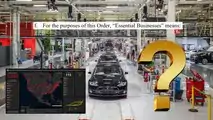 Big Three Stop US Production; Tesla Waits Government's 'Final Word'