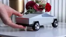Rush For The Chance To Build Your Papercraft Tesla Cybertruck For Free!