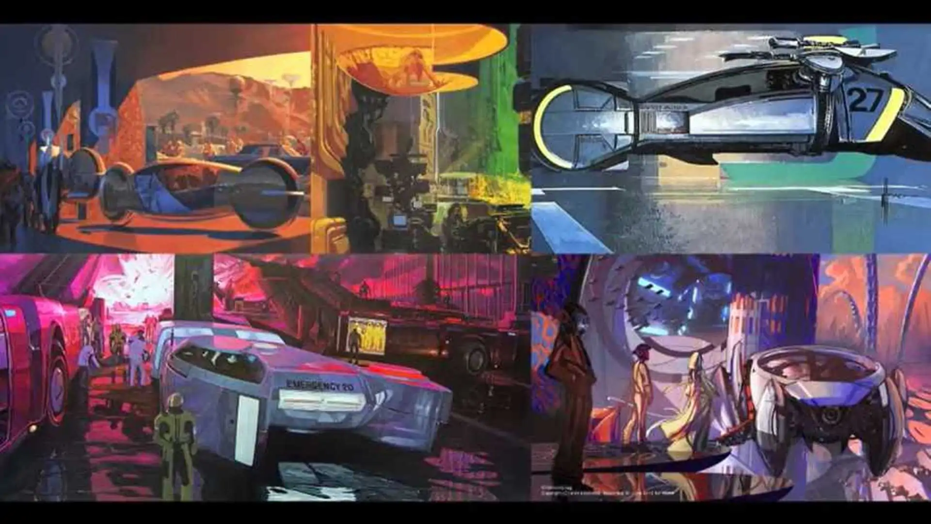 kronovecta　Concept Designs of Syd Mead kronovecta Concept Designs of Syd Mead art book F/S from