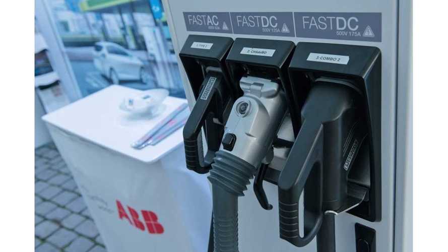 World's First Tesla Supercharger / CCS / CHAdeMO / 43 kW AC Charging