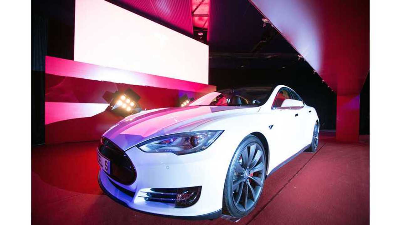 Tesla Celebrates First Model S Deliveries In Hong Kong - Video