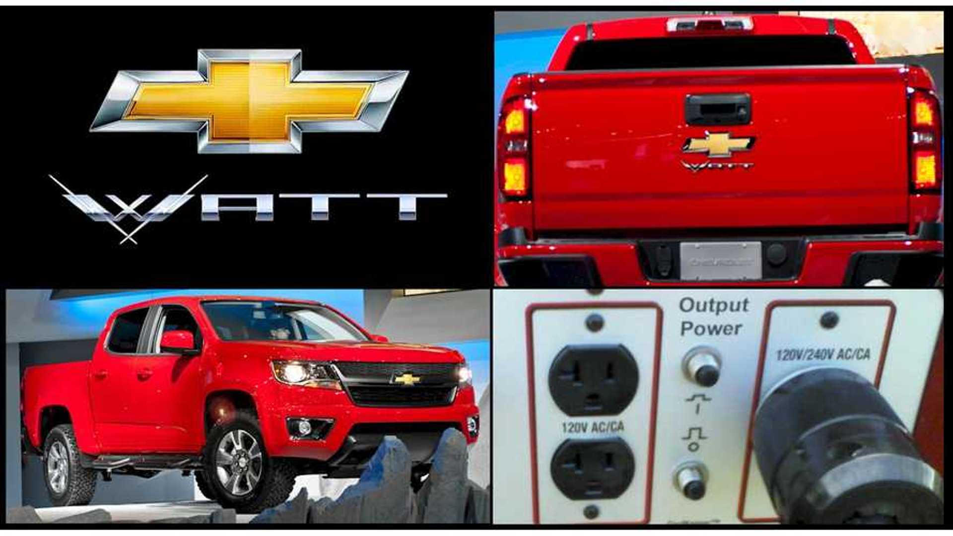 Chevy Watt The Dreamy Volt Ed Plug In Hybrid Pickup Truck
