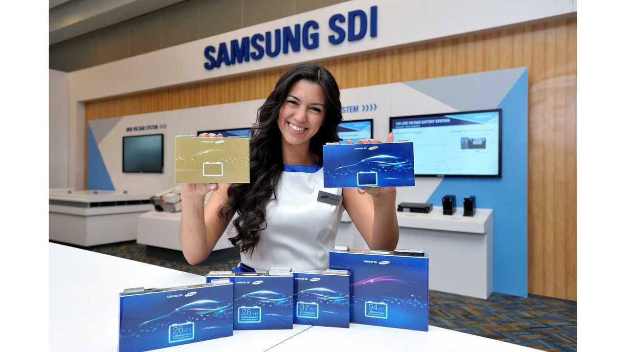 Samsung SDI Presents Batteries That Enable 370 Miles (600 km) Of Range At 2016 NAIAS