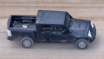 Jeep Wrangler pickup photos espion