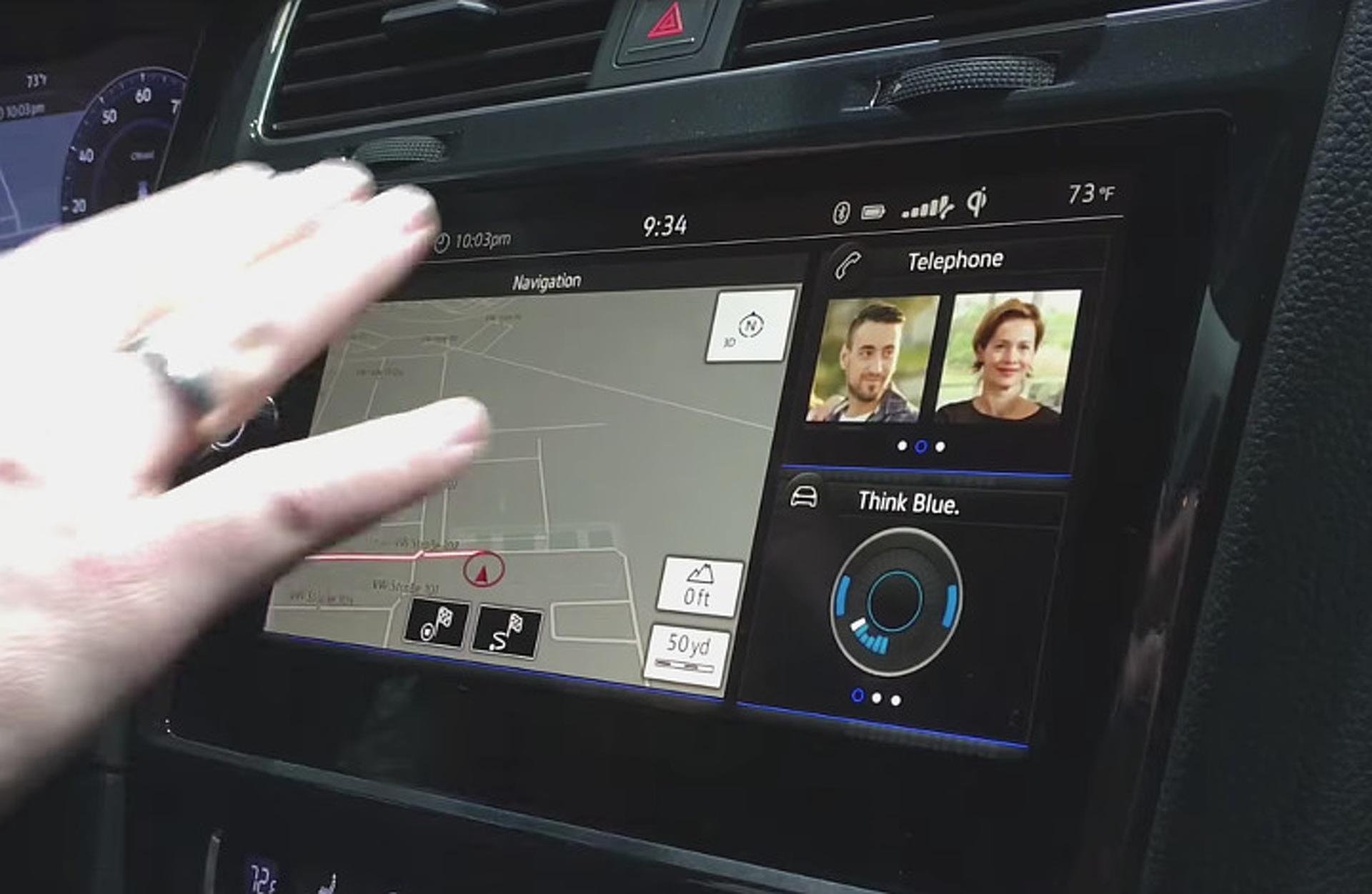 CES 2016: VW e-Golf Touch Brings Gesture Control to the Car