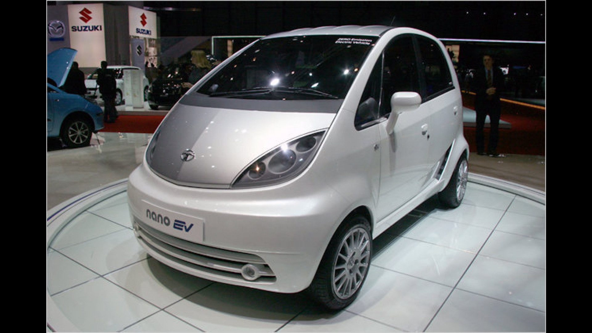 Tata Nano EV Elektroversion des Billigheimers in Genf