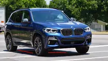 2018 BMW X3 M40i on the road