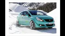 Kleiner Opel mit viel Gas