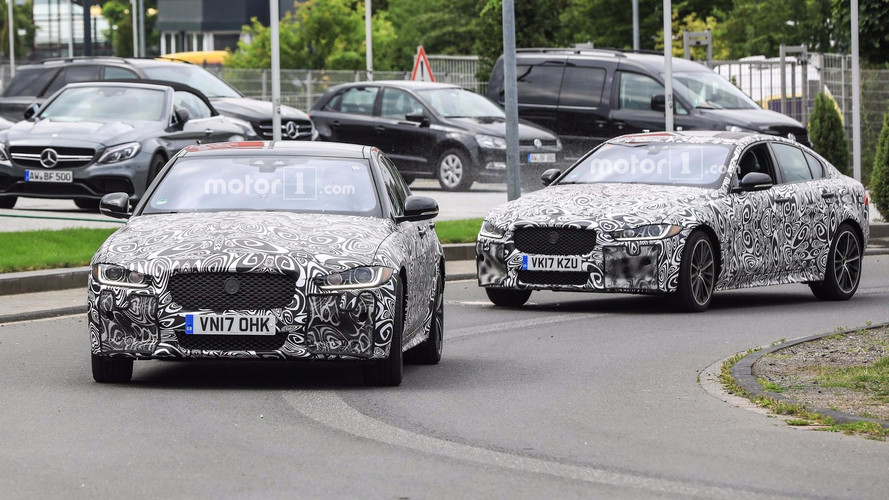2019 Jaguar XE SVR spy photo