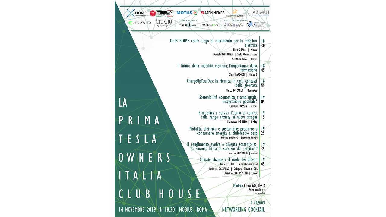 Programma Evento Tesla