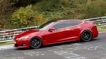 Tesla Model S Plaid Spied