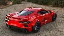 Chevrolet Corvette C8 Ferrari Testarossa Render
