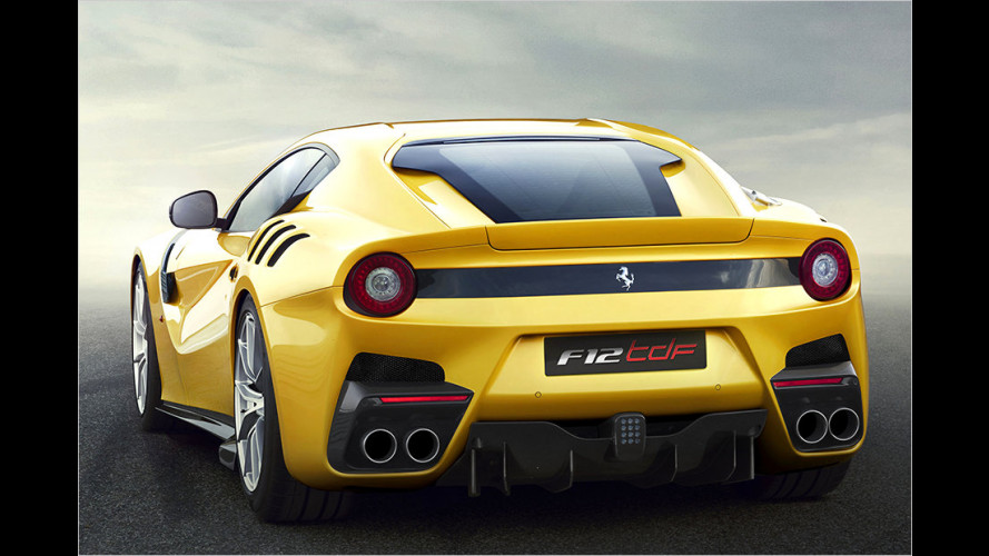 Ferrari F12tdf: Dampf für die Piste