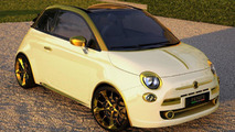 Fiat 500C La Dolce Vita Gold and Diamonds by Fenice Milano 18.01.2011