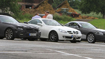 2012 Mercedes SLK spied next to current model