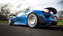 Arrow Blue Porsche 918 Spyder