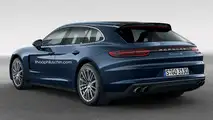 Porsche Panamera Sport Turismo 2018 rendu