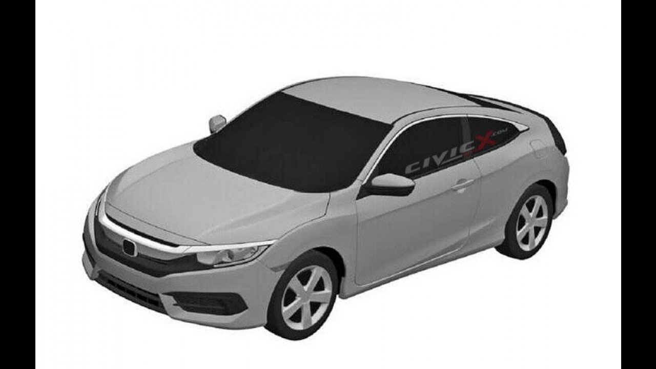 Segredo! Imagens de patente revelam novo Honda Civic 2016