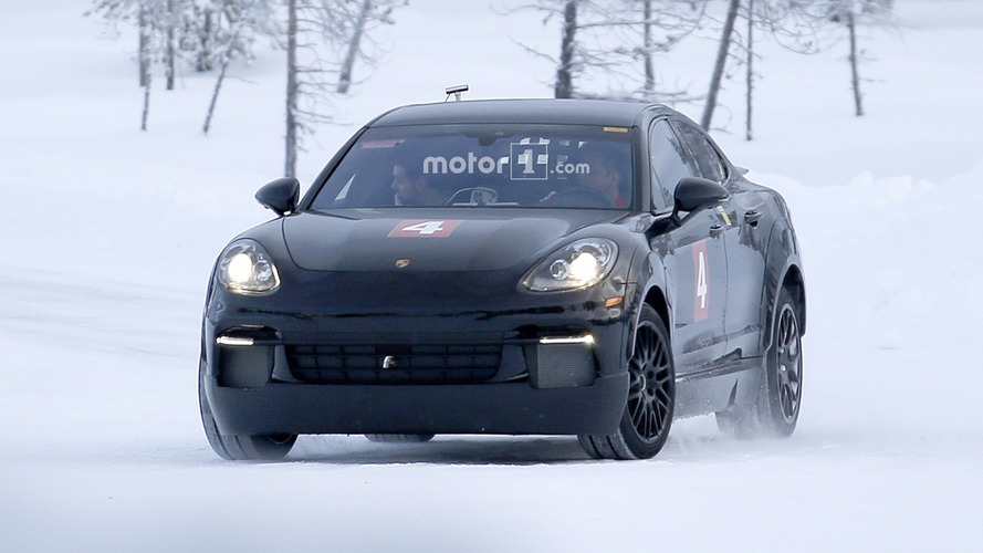 Possible 2019 Porsche Mission E spy photo