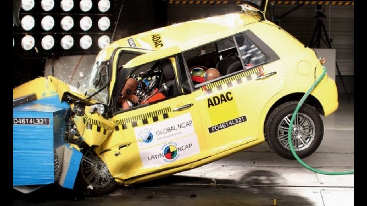 Global NCAP quer erradicar carros 'zero estrela' do mercado até 2020