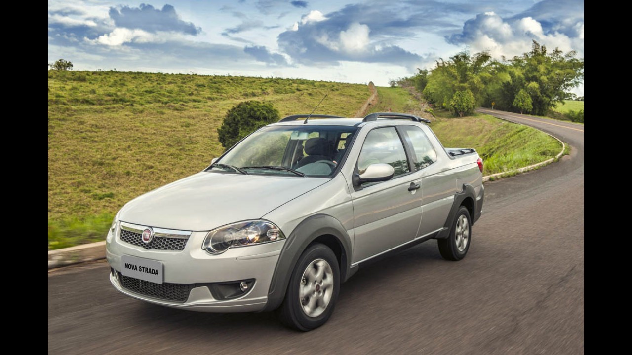 Volta Rápida: Fiat Strada 2014 inova de novo com porta dos fundos