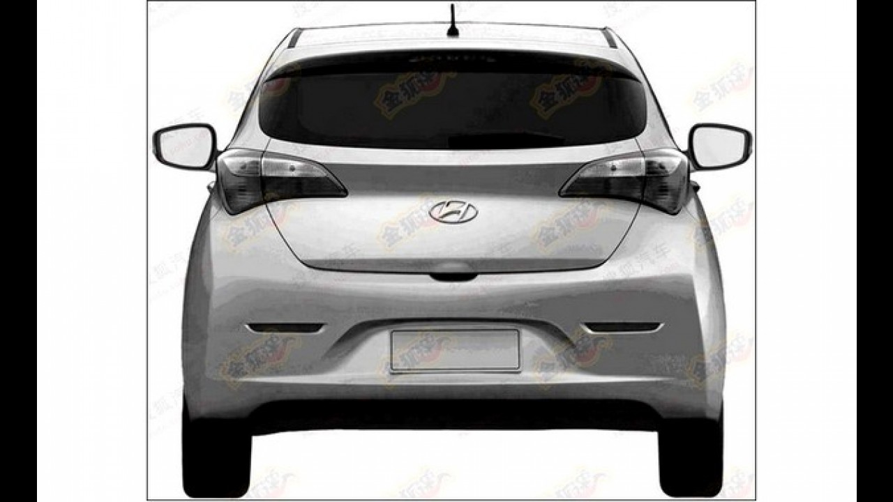 Hyundai HB20 tem patente registrada na China