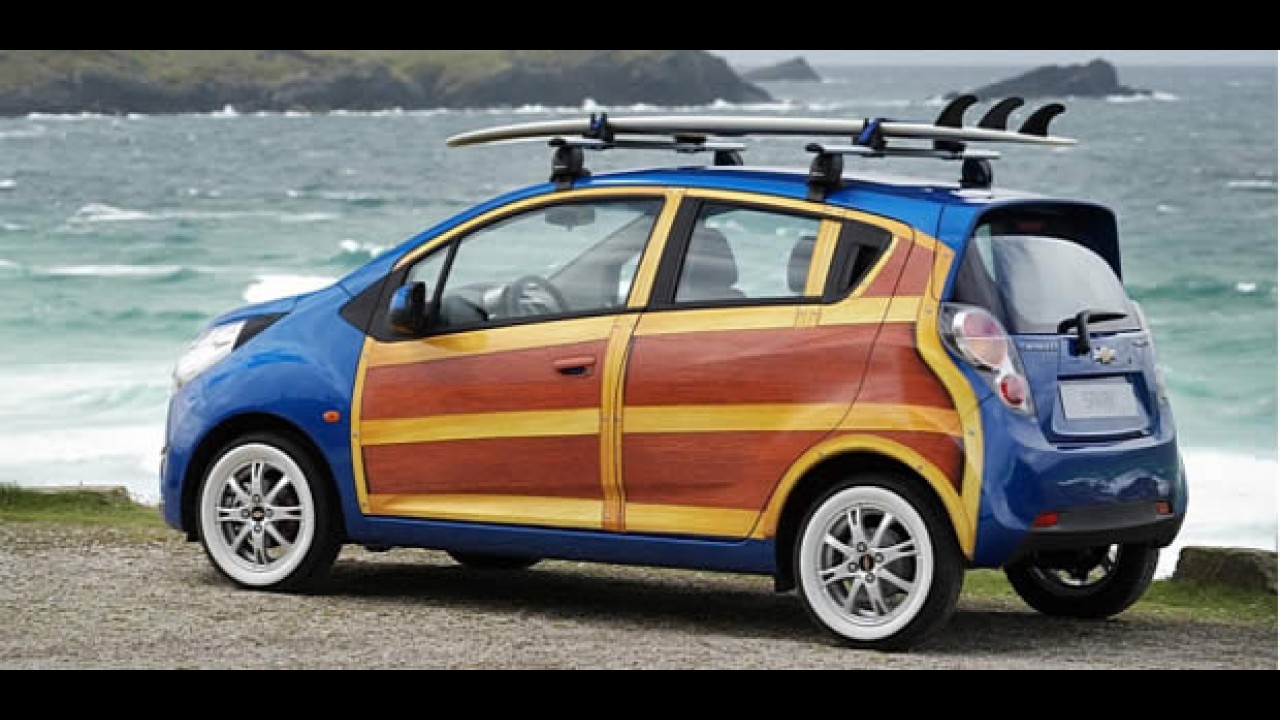 Chevrolet Spark personalizado para surfistas