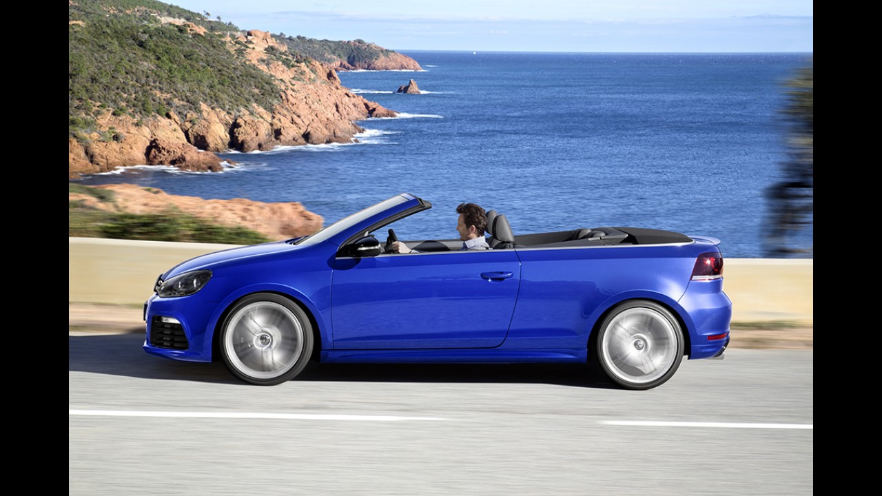 VW Golf R Conversível de 265 cv já é vendido na Alemanha, mas custa caro - Veja fotos