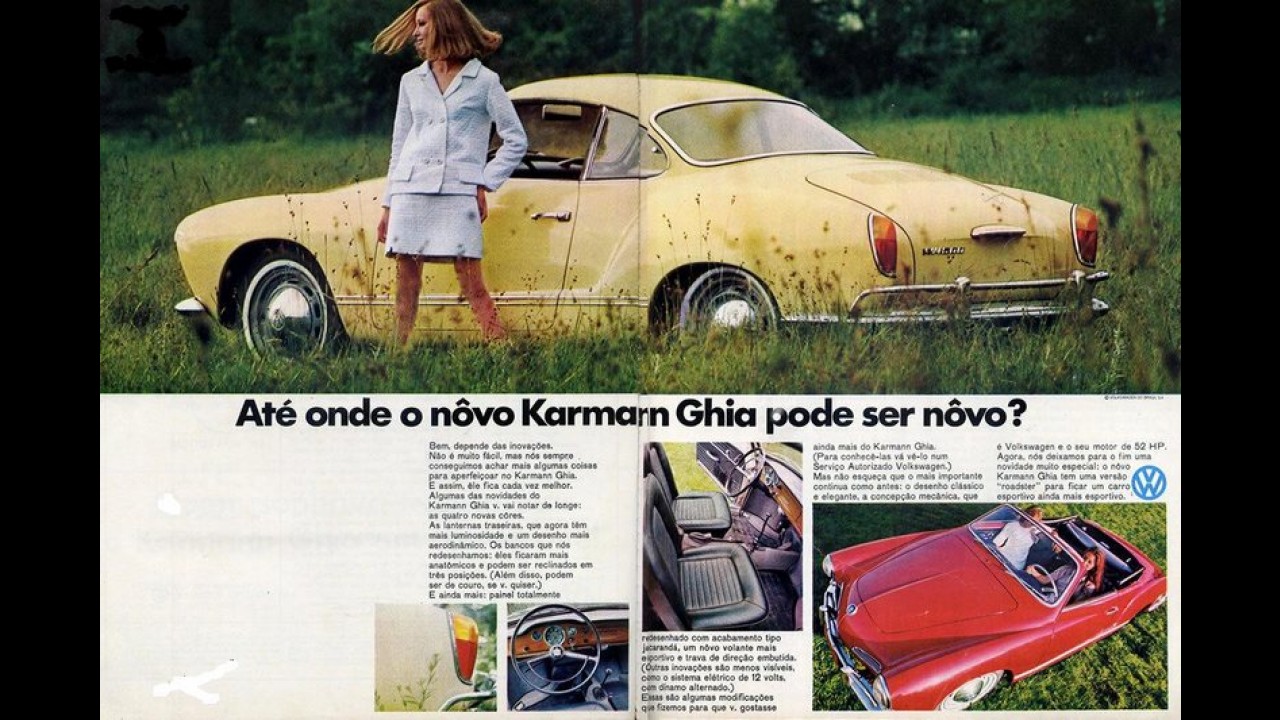 Carros para sempre: Karmann Ghia tinha estilo de sobra e agradou europeus e brasileiros