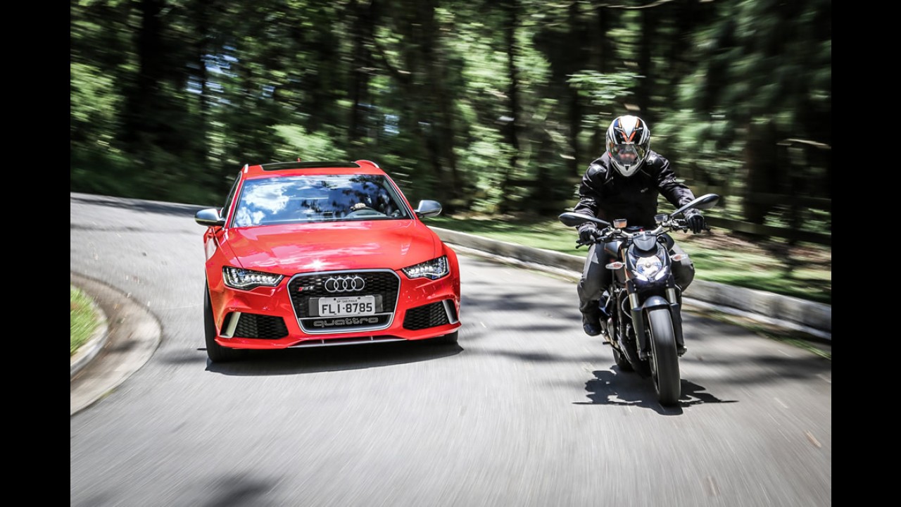 Teste CARPLACE: Audi RS6 e Ducati Streetfighter 848 - dinheiro traz velocidade