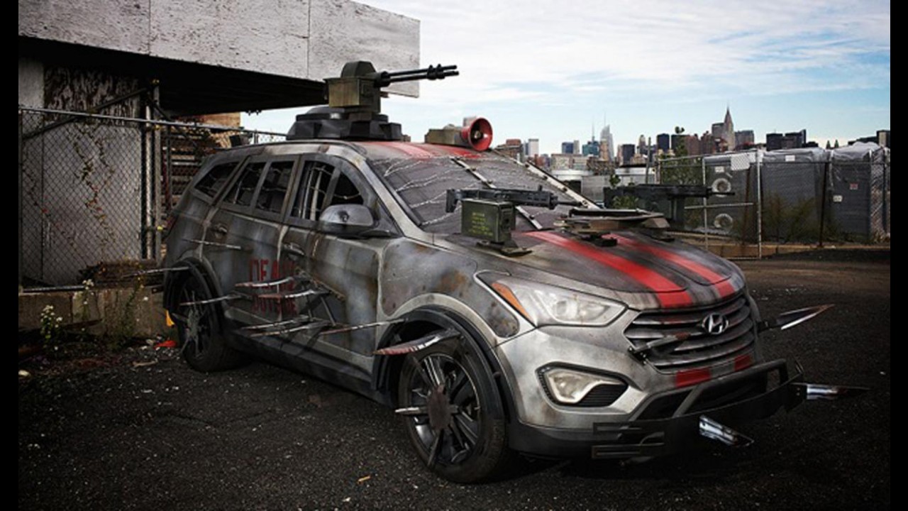 The Walking Dead: Hyundai mostra jipão Santa Fe pronto para o combate