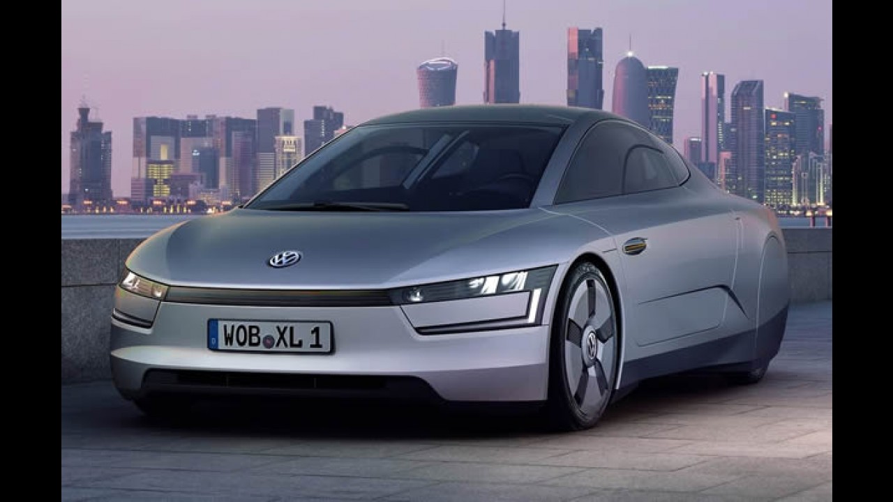 Novo VW XL1 Concept 2011: Conceito híbrido cresce, mas agora faz 111 km/litro!!