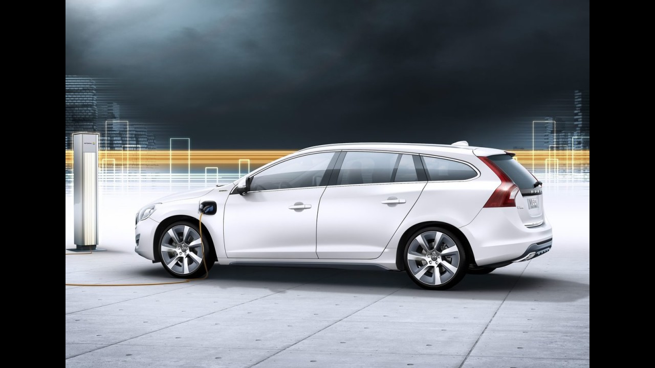 Genebra: Volvo V60 Plug-in Hybrid 2013 tem consumo de 52,6 km/litro