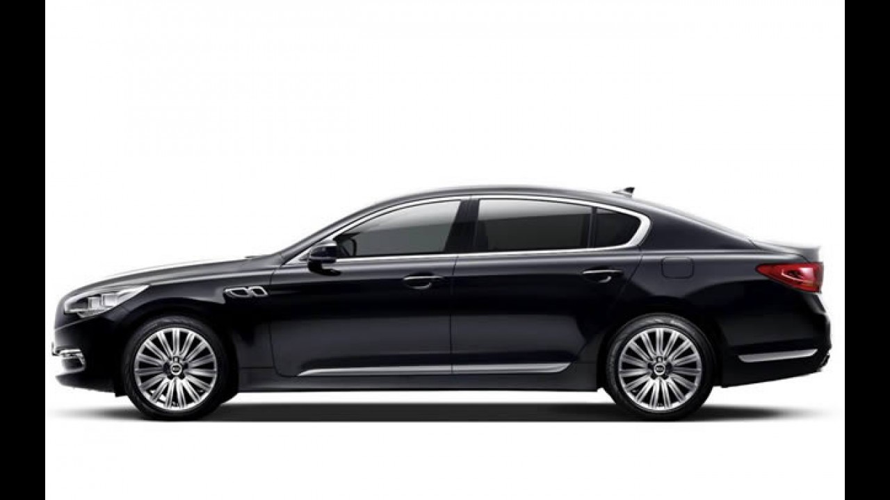 Kia revela oficialmente o novo sedã K9, sucessor do Opirus