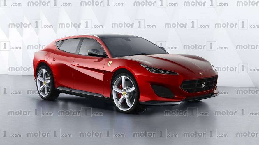 Recreacioenes del futuro Ferrari SUV