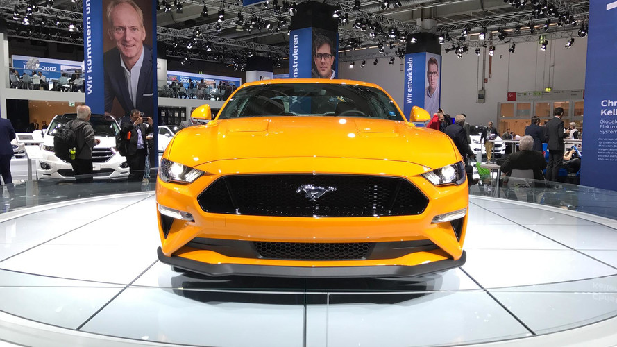 Ford Mustang 2018 ao vivo em Frankfurt